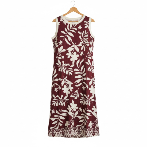 Vestido florido de verão XL