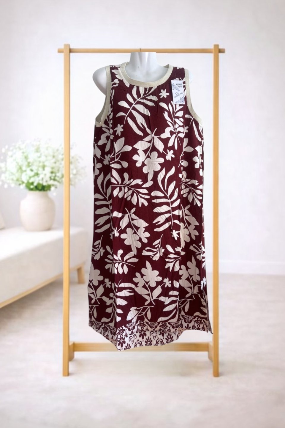 Vestido florido de verão XL