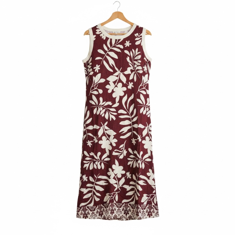 Vestido florido de verão XL
